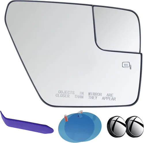 Vista 6 de EAP Espejo lateral del conductor compatible con Ford F150 2021-2026, F150 Lightning 2022-2026, calentado sin atenuación automática ML3Z17K707K