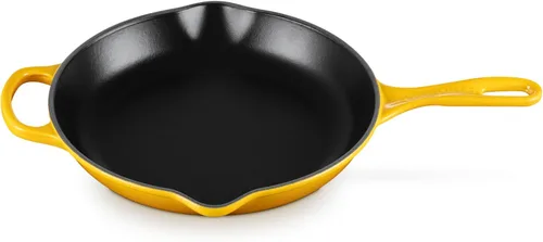 Vista 19 de Le Creuset Sartén de Hierro Fundido Esmaltado Signature con Mango de Hierro, 6.33", Cerise