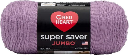 Vista 72 de Red Heart Super Saver Jumbo Ovillo de lana, Amatista