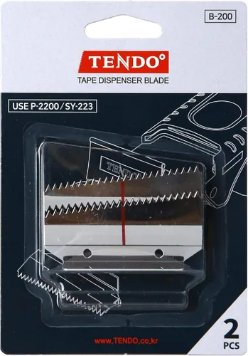Vista 4 de Cuchilla de repuesto para dispensador de cinta TENDO° compatible con P-1200 y SY-123