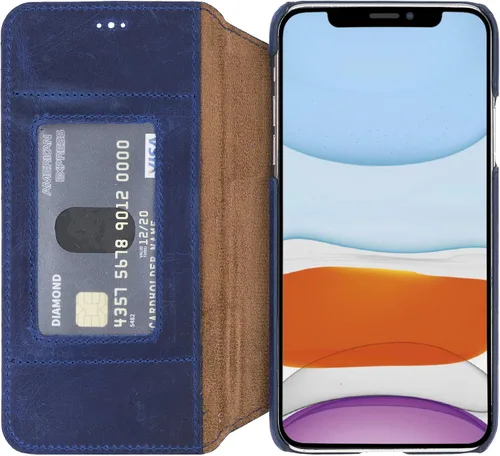 Vista 9 de Venecia RFID Bloqueo Cartera Funda de Cuero para iPhone 11 Pro Max