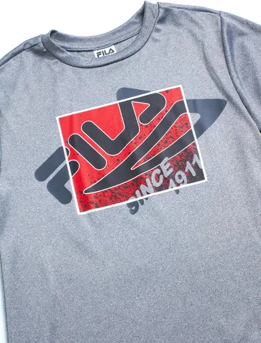 Vista 4 de Fila Conjunto deportivo deportivo para niños, sudadera de tricot de 3 piezas, pantalones deportivos, camisa, ropa deportiva para niños (4-16)
