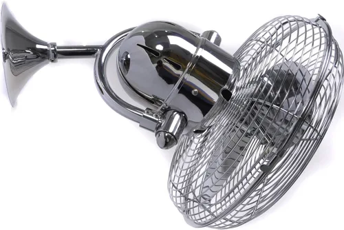 Vista 9 de Matthews KC-BN - Kaye Brushed Nickel Ventilador de pared para exterior de 13" con control de pared, KC-BN, 47watts, 110 volts