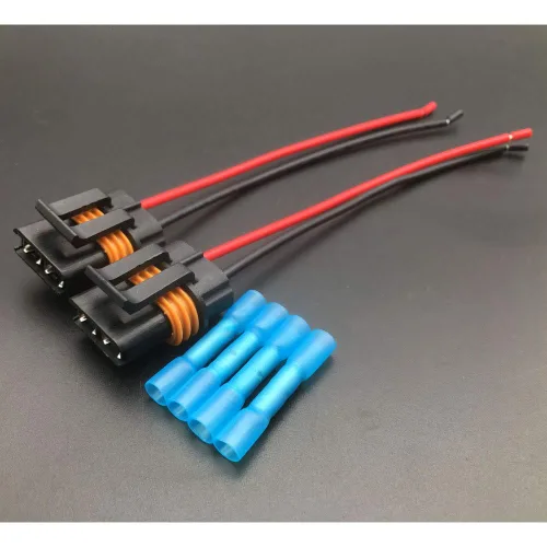Vista 4 de Arnés de cableado de coleta de conector de refrigeración de ventilador compatible con Ford Chevrolet Corvette Camaro TPI LT1 LS1 LS6