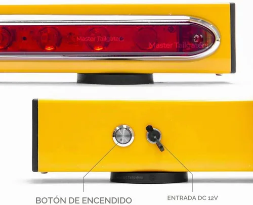 Vista 2 de Master Tailgaters Barra de luz inalámbrica de remolque de 19 pulgadas LED ultra brillante Luces de señal multifuncionales Montaje magnético