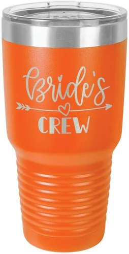 Vista 13 de Vaso grabado para novias de acero con revestimiento de polvo y láser, taza de viaje, sin BPA, para mantener tu bebida fría o caliente, idea