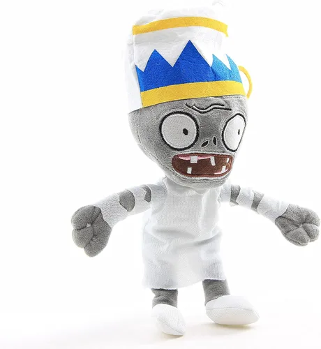 Vista 6 de Juego de juguetes de peluche para empujador de huevos, diablillo y bandido, zombi y buckethead, momia zombi, figuras de peluche, juego de 3 piezas