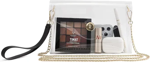 Vista 26 de Bolsa transparente aprobada para estadios: ideal para controles de seguridad rápidos, bolso pequeño transparente para mujer