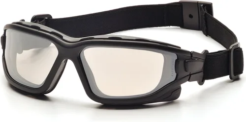 Vista 7 de PYRAMEX I-Force Sporty Dual Pane Anti-Fog Goggle, Black Frame/Clear Anti-Fog Lens