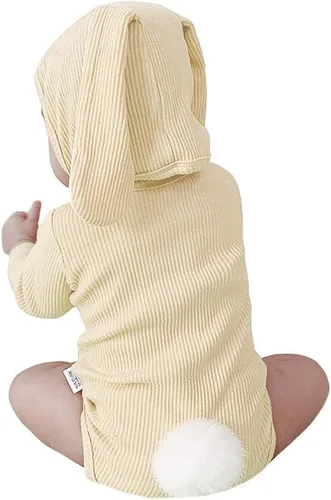 Vista 3 de AGQT Babys Bunny Costume Easter Halloween Outfit Set Size 0-24 Months