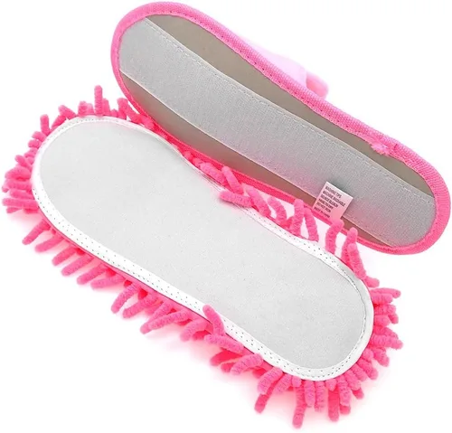 Vista 5 de Super Chenille - Pantuflas lavables de microfibra para mopa, limpieza de suelos y polvo, varios tamaños