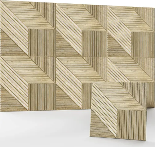 Vista 8 de JaneTech 8 paquetes de paneles acústicos para pared de 48x32 pulgadas Paneles acústicos artísticos decorativos para amortiguación de sonido
