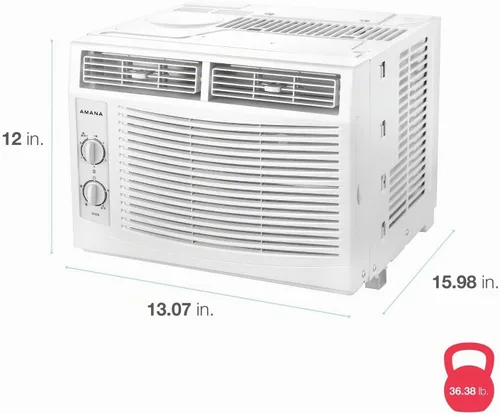 Vista 6 de Amana Aire acondicionado de ventana de 5,000 BTU, enfría hasta 150 pies