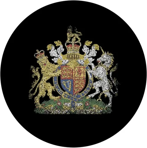 Vista 3 de Emblema Nacional Sello Escudo de Armas del Reino Unido PopSockets intercambiables PopGrip