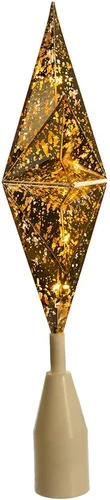 Vista 4 de Kurt Adler UL 10 Luz Dorado Estrella de Belén Adorno para Árbol