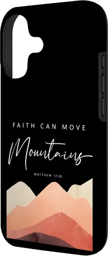 Vista 2 de Faith Can Move Mountains - Matthew 17 20 Inspiring Christian Case for iPhone 17