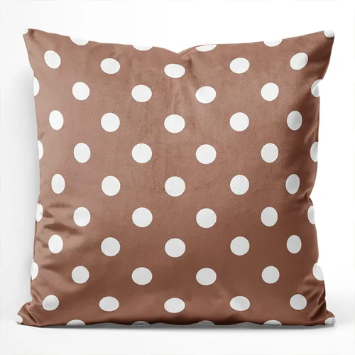 Vista 24 de Funda de almohada rectangular de felpa con diseño de lunares blancos y negros, con cremallera, un lado, impreso, 12 x 16 pulgadas, funda de cojín