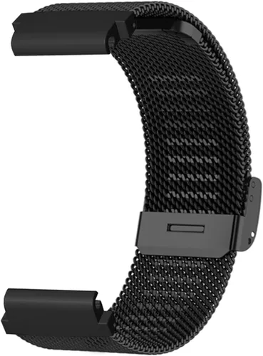 Vista 6 de Correa de reloj de 0.866 in de malla de acero inoxidable ajustable compatible con Amazfit Falcon T REX 2 Ultra