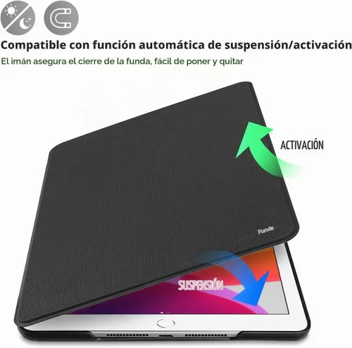 Vista 4 de ProCase Funda delgada con soporte para iPad de 10,2" 9ª/8ª/7ª