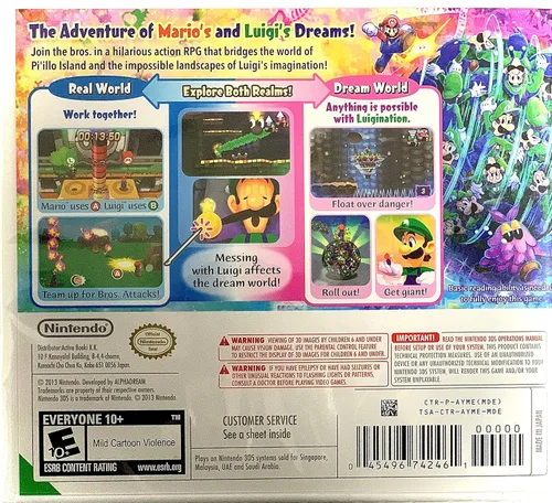 Vista 2 de 3DS Mario and Luigi Dream Team - World Edition