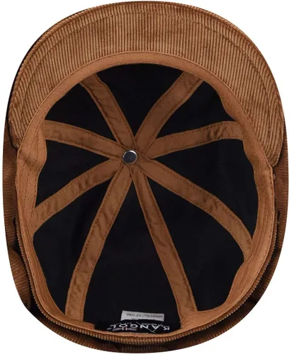 Vista 4 de Kangol - Gorra de cordón para hombre, diseño de Newsboy