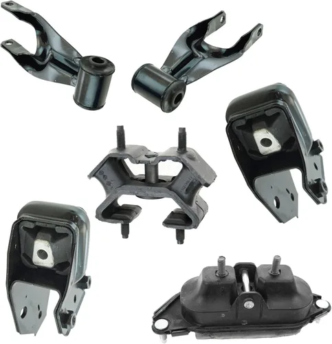 Vista 178 de TRQ Kit de montaje de motor de transmisión de motor de 5 piezas compatible con Ford Five Hundred Montego 6sp Auto AT 2005 - 2007