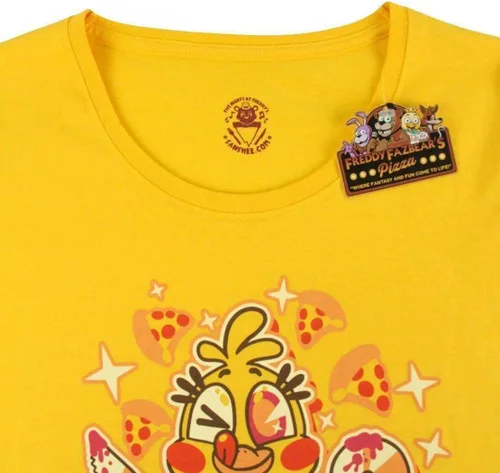 Vista 4 de Official Five Nights At Freddy's Chica Chicadakimasu - Camiseta para mujer