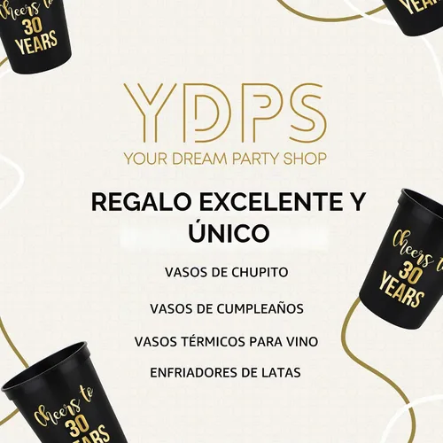 Vista 8 de Saludos a los 30 años – Paquete de 12 tazas de cumpleaños de 30 Saludos a 30