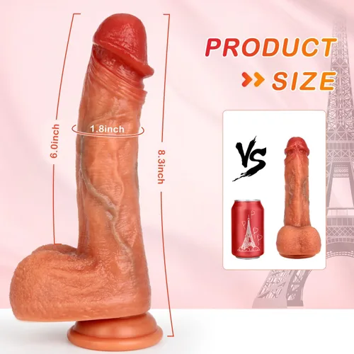 Vista 6 de Juguetes de placer de yoga mejorados para mujeres con potente ventosa para mujer, regalos divertidos realistas sensoriales para el placer RKG59