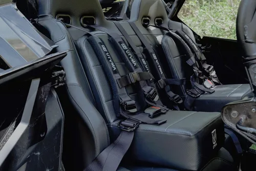 Vista 3 de UTVMA Cojín para niños, asiento UTV para niños, cojín de 5 pulgadas para asientos UTV de stock y posventa