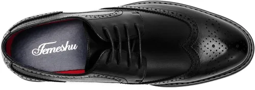 Vista 5 de Temeshu Zapatos de vestir para hombre, zapatos Oxford informales, zapatos formales de negocios