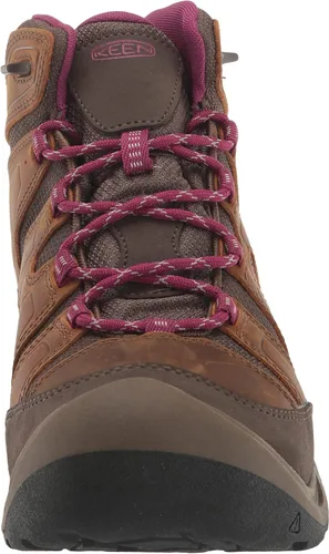 Vista 2 de KEEN Botas de senderismo impermeables Circadia de altura media para mujer Acero GrisAzul Nube