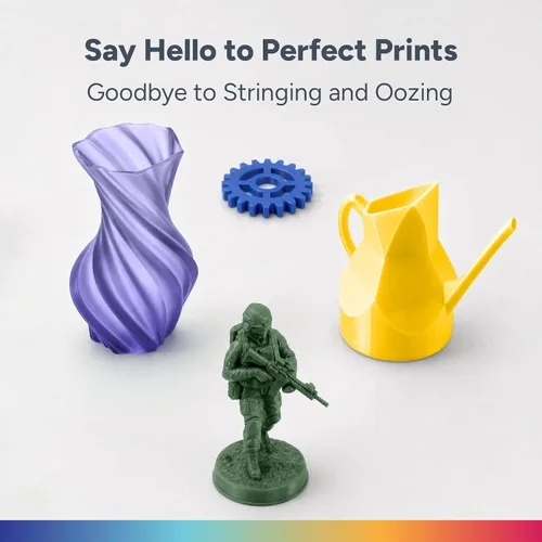 Vista 6 de OVERTURE - Filamento PETG de 1/16 de pulgada (1.75 mm) para impresora 3D y FDM, bien enrollado, duradero, carrete de 4.4 libras, dureza firme