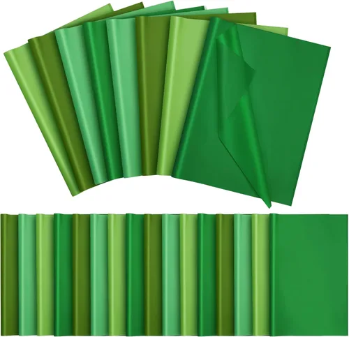 Vista 16 de Qilery - 500 hojas de papel de seda negro a granel para bolsas de regalo de 15 x 20 pulgadas, sin ácidos, para regreso a clases, papel de regalo