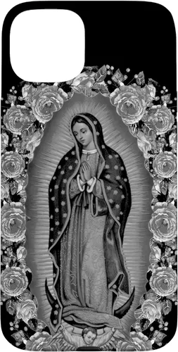 Vista 9 de Our Lady Virgen De Guadalupe - Carcasa floral para iPhone 17