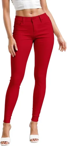 Vista 11 de Hybrid & Company - Pantalones ultraelásticos para mujer, cómodos y ajustados, para el trabajo y ocasiones informales Negro