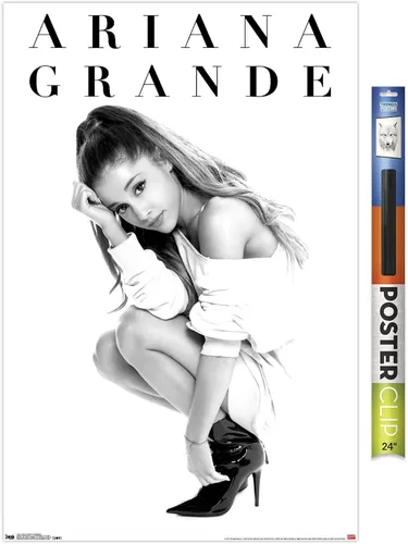 Vista 19 de Trends International Ariana Grande - Póster de pared de luna de miel, 22.4 pulgadas de largo x 14.7 pulgadas, versión enmarcada en madera de granero