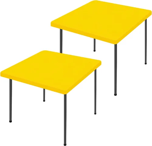 Vista 76 de Moosfor Paquete de 2 manteles rectangulares de elastano de 4 pies, elásticos y ajustables para pícnic, cubierta de mesa de patio elástica y lavable