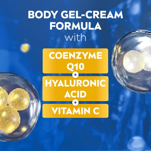 Vista 8 de Loción corporal reafirmante de hidratación ligera NIVEA (16.9 Fl Oz) + Crema en gel reafirmante y tonificante para la piel con ácido hialurónico