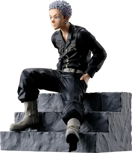 Vista 2 de Banpresto - Tokyo Revengers - Takashi Mitsuya vol. 1, Figura de colección Bandai Spirits Break Time Vol. 1 - Takashi Mitsuya