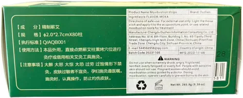 Vista 2 de en el tercer año de Qichun en Hubei, Ai Zhu, tiras de moxibustión, y Ai Rong tienen alta pureza