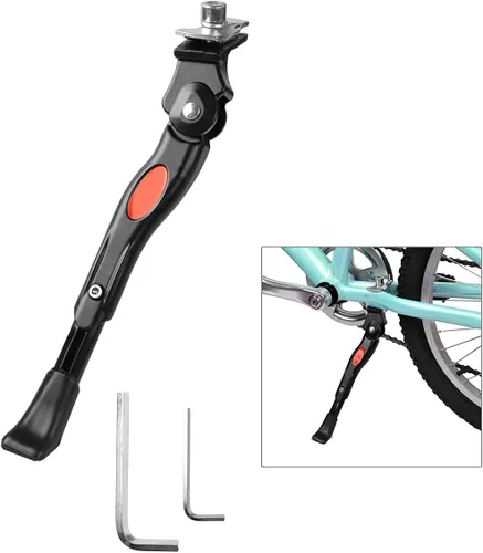 Vista 9 de SEISSO Soportes de bicicleta – Soporte central ajustable de aleación de aluminio para niños, soporte central para bicicletas