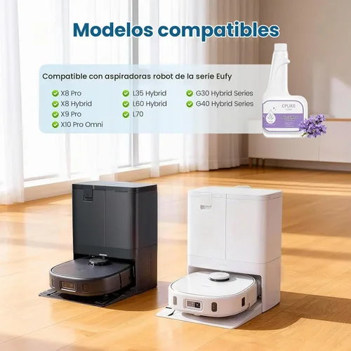 Vista 2 de CPLIKE Lavender Scented Floor Cleaning Solution Compatible with eufy C28 Lavender Version