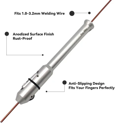 Vista 6 de Tig Pen Rod Holder TIG Soldadura dedo alimentador TIG Alambre Alimentador Pluma de alimentación Herramienta Llenadora de lápiz