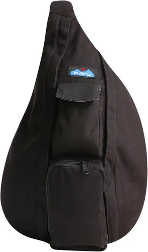 Vista 4 de KAVU Bolsa de hombro, bandolera de cuerda original con correa de hombro de cuerda ajustable