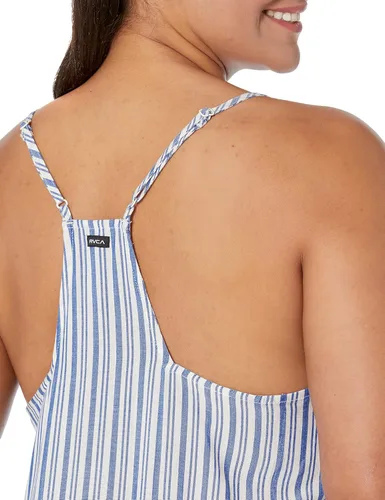 Vista 3 de RVCA Women's Jade Woven Spaghetti Strap Dress