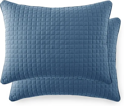 Vista 31 de Fundas Southshore Fine Linens Vilano Springs, para almohada, acolchadas, Microfibra, Pizarra, 20" x 36" 15 - Pizarra