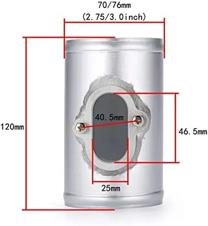 Vista 3 de Sensor de flujo de aire de masa Adaptador de sensor de masa de aire compatible con Chevrolet Cruze para Opel Astra Maf Performance Medidor