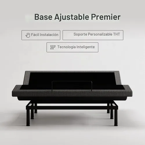 Vista 2 de Nectar Premier - Base ajustable, individual XL, cabeza y pie, masaje
