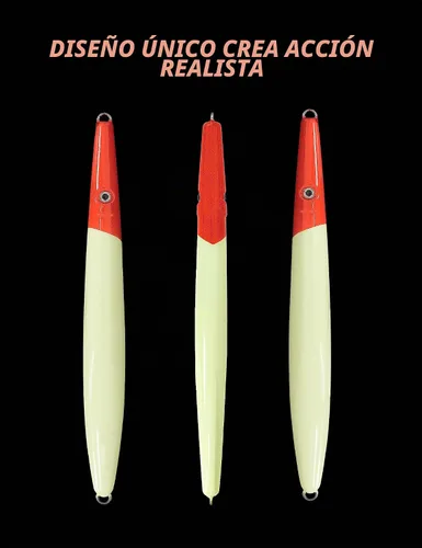Vista 6 de BLUEWING Señuelos de pesca para agua salada de paso lento, plantillas verticales de 2.82 oz-35.27 oz cebo de hundimiento de peces con gancho de Big